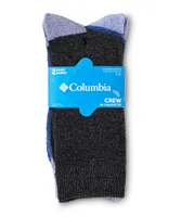 Columbia Women's 2 Pack Moisture Control Triangles Crew Socks