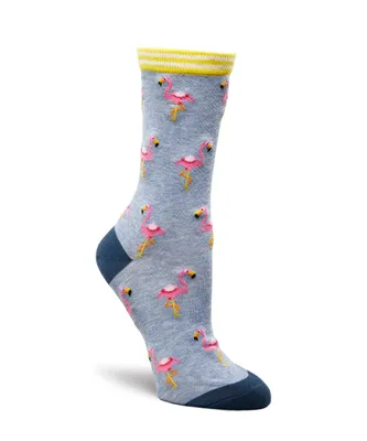 Denver Hayes Women's Crew Patterned Cotton Socks