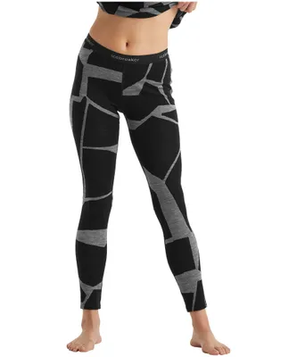 Icebreaker Women's 250 Vertex Base Layer Leggings - Fractured Landscapes