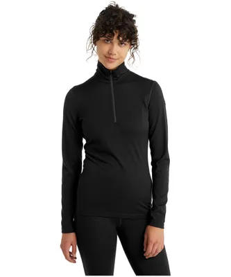 Icebreaker Women's 200 Oasis Long Sleeve Half Zip Base Layer Top