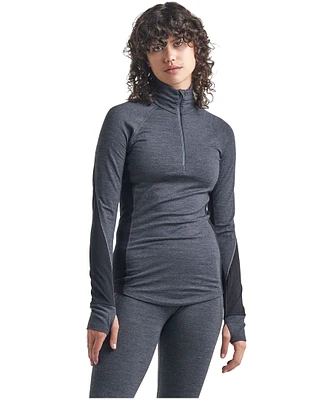 Icebreaker Women's 260 Zone Long Sleeve Half Zip Base Layer Top