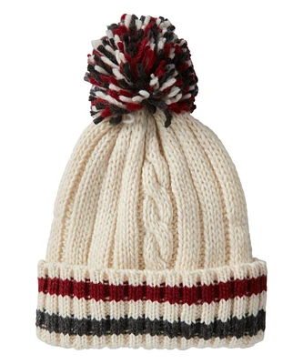 WindRiver Women's Heritage Traditional Pom Cuff Toque