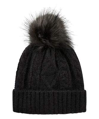 WindRiver Women's Heritage Traditional Pom Cuff Toque