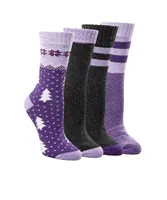 Columbia Women's 4 Pack Winter-Effic Moisture Control Crew Socks