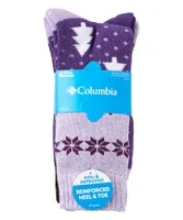 Columbia Women's 4 Pack Winter-Effic Moisture Control Crew Socks