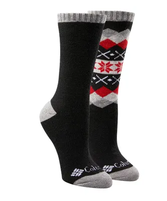 Columbia Women's 2 Pack Wool Blend Crew Socks