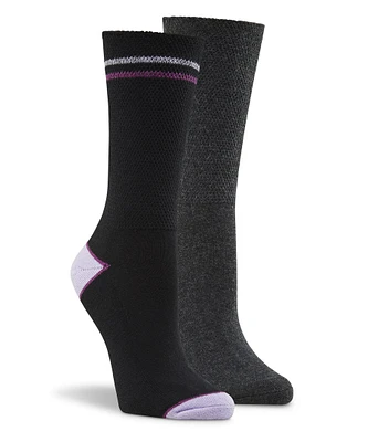 Welmax Women's Non-Binding Socks, 2 Pack