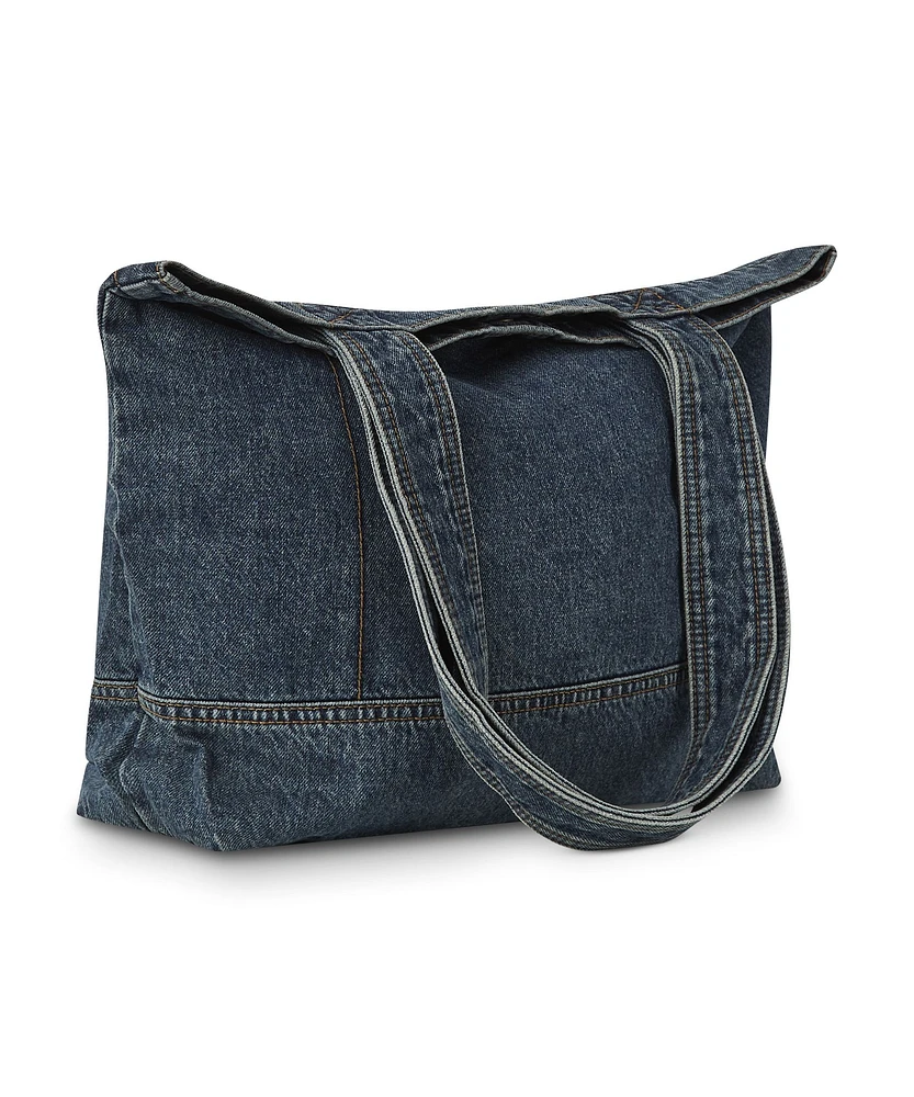 Denver Hayes Jumpstart Lined Denim Tote