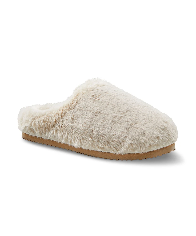 Denver Hayes Women's Faux Fur Mule Slippers