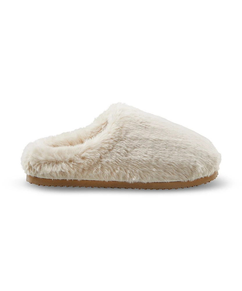 Denver Hayes Women's Faux Fur Mule Slippers