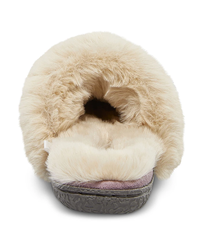 WindRiver Women's Faux Suede Fur Lined Slippers