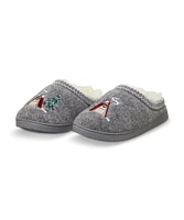 WindRiver Women's Faux Fur Felt Slippers