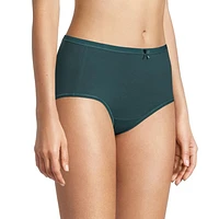 Denver Hayes Women's Cotton Stretch Modern Briefs, 2 Pack