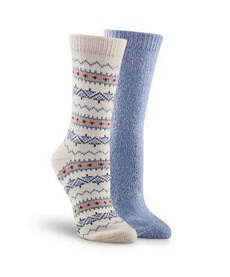 WindRiver Women's Heritage Super Soft Fair Isle Socks