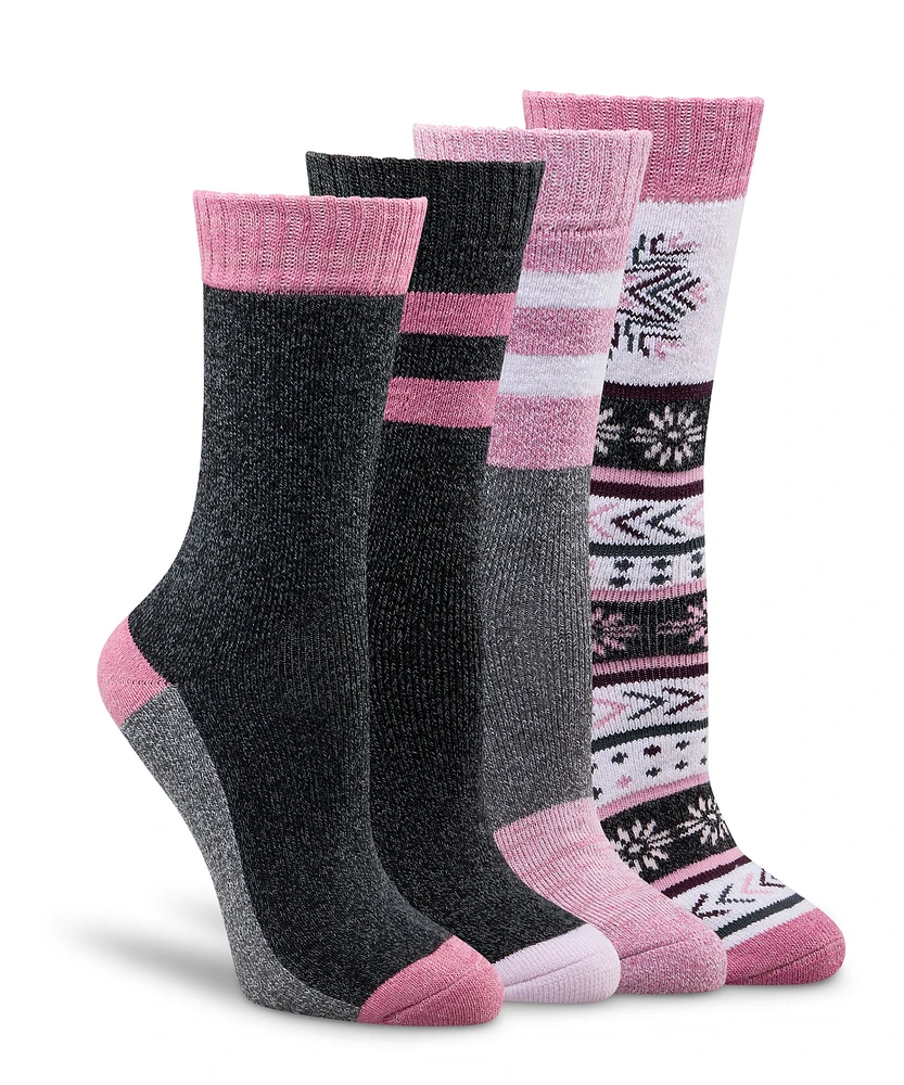 Columbia Women's 4 Pack Moisture Control Winter Crew Socks