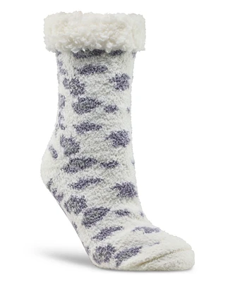 Denver Hayes Women's Butter Chenille Lounge With Sherpa Lining Socks