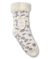 Denver Hayes Women's Butter Chenille Lounge With Sherpa Lining Socks