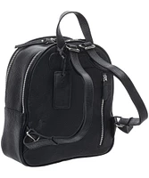 Mancini Leather Goods Women's Pebbled Audrey Backpack