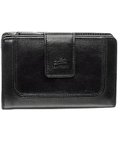 Mancini Leather Goods Unisex South Beach RFID Secure Medium Clutch Wallet