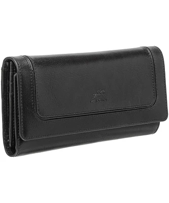 Mancini Leather Goods Unisex South Beach RFID Secure Trifold Wallet