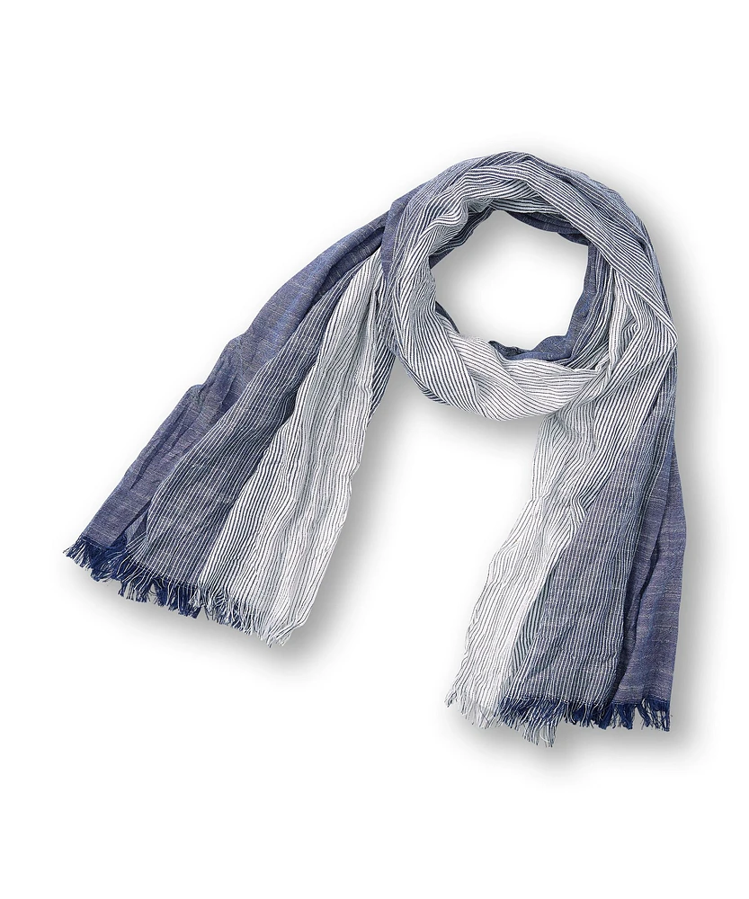 Denver Hayes Women's Woven Stripe Scarf