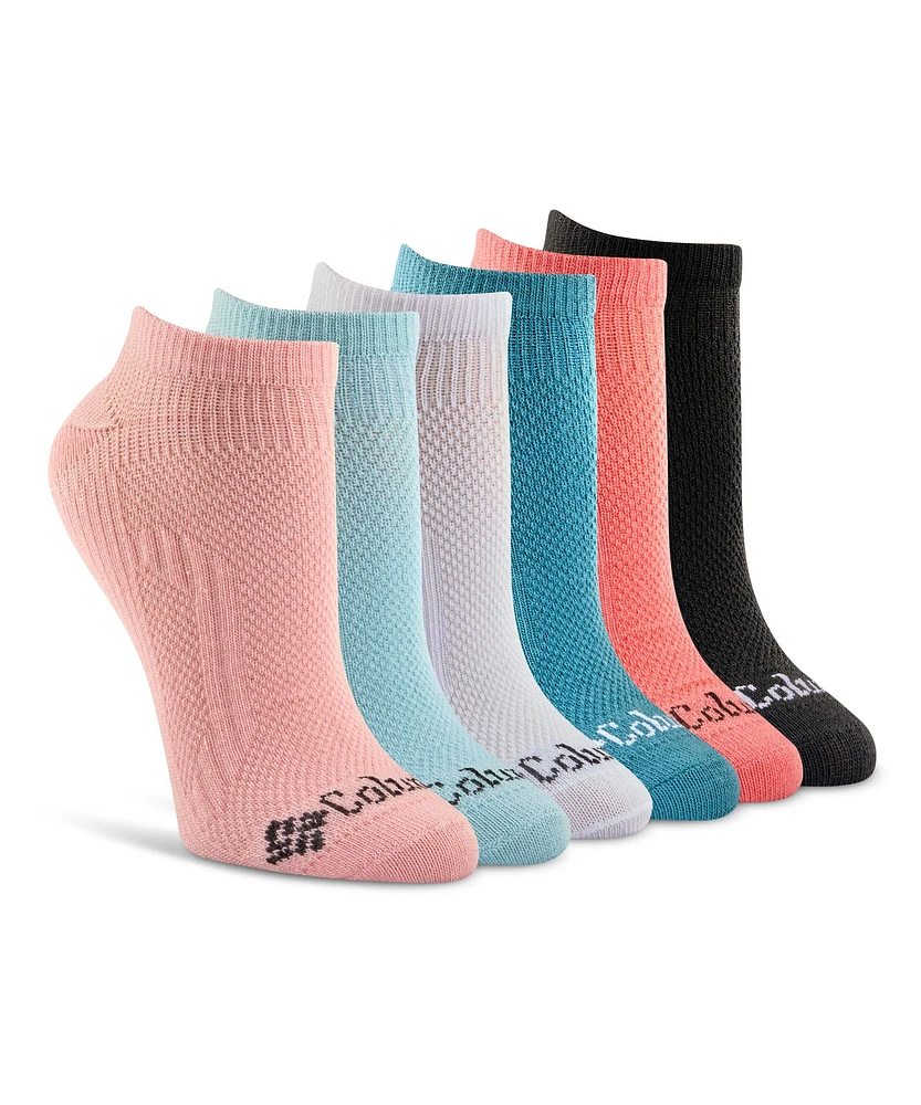 Columbia Women's Medley Pattern No Show Socks, 6 Pack