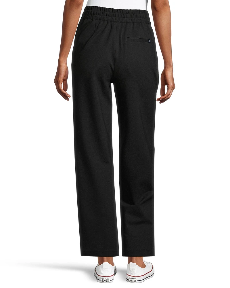 Denver Hayes Women's Pull On Easy Wide Leg Knit Pants