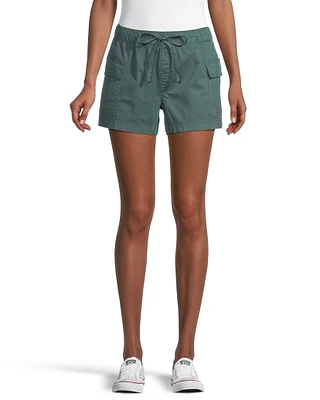 Denver Hayes Women's Pull On Garment Wash Shorts