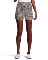 Denver Hayes Women's Linen Printed Shorts