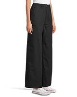 Denver Hayes Women's  Wide Leg Slub Pocket Pant