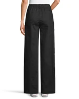 Denver Hayes Women's  Wide Leg Slub Pocket Pant