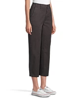 Denver Hayes Women's Garment Wash Crop Pant