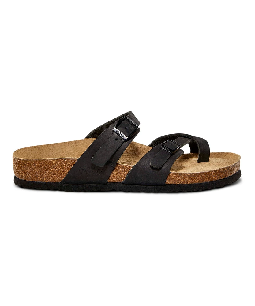 FarWest Women's Kelowna Cork Toe Loop Sandals