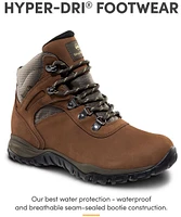 WindRiver Women's Thunder II Waterproof Hyper-Dri 3 Leather Hiking Boots - Brown