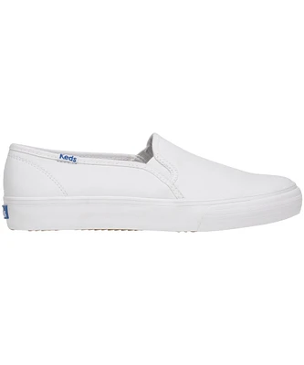 Keds Women's Double Decker Leather Slip On Sneaker