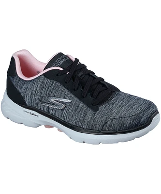 Skechers Women's GOwalk 6 Mesh Lace Up Walking Shoes