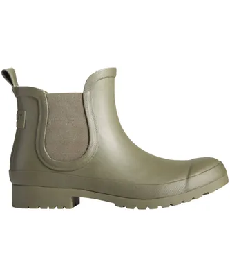 Sperry Women's Walker Chelsea Rain Boots Olive