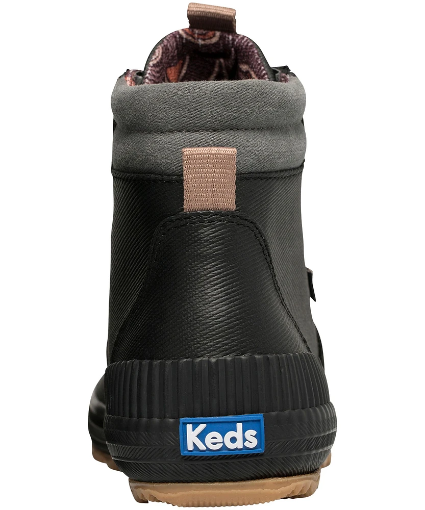 Keds Women's Scout Boot III Splash Boots, Hiking, Rain, Sneaker, Lace, Water Repellent