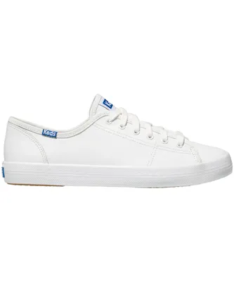 KEDS Women's Kickstart Leather Sneakers White