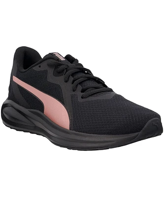 PUMA Women's Twitch Runner Sneakers - Black Rose Gold