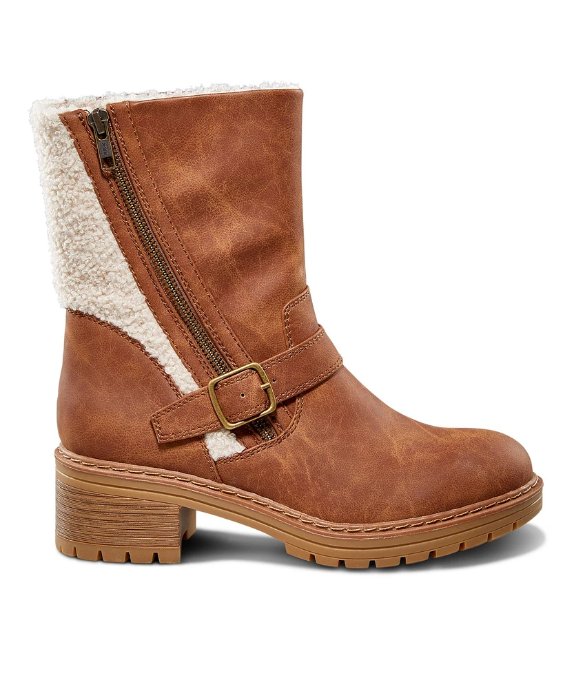 Denver Hayes Women's Ayla Fur Lined Boots - Brown