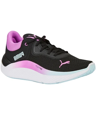 PUMA Women's Softride Pro Sneakers - Black Orchid Aqua