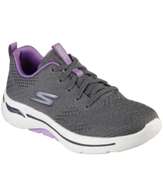 Skechers Women's GO-Walk Arch Fit Unify Knit Lace Up Shoes