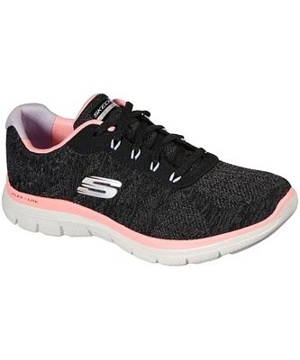 Skechers Women's Flex Appeal 4.0 Knit Lace Up Shoes