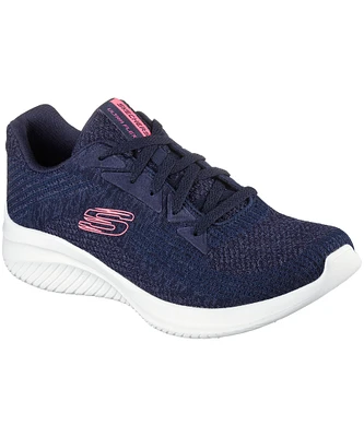 Skechers Women's Ultra Flex 3.0 Knit Lace Up Shoes