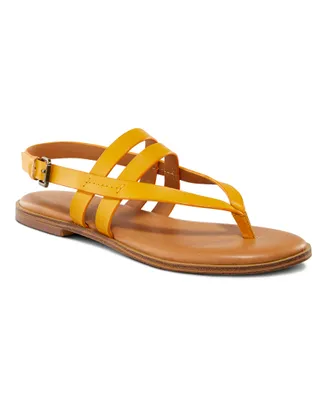 Women's Dianeris Leather Strappy Thong Sandals