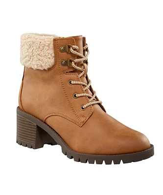 Denver Hayes Women's Stella Heeled Lace-Up Boots