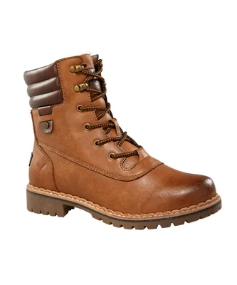 Denver Hayes Women's Laura Lug Sole Lace-Up Boots