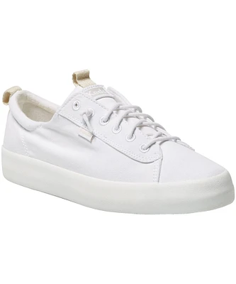 KEDS Women's Kickback Canvas Slip On Sneakers - White