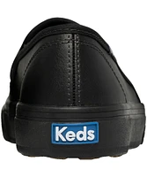 KEDS Women's Double Decker Leather Sneakers - Black